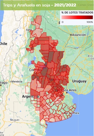 Superficie tratada para aran?uela
